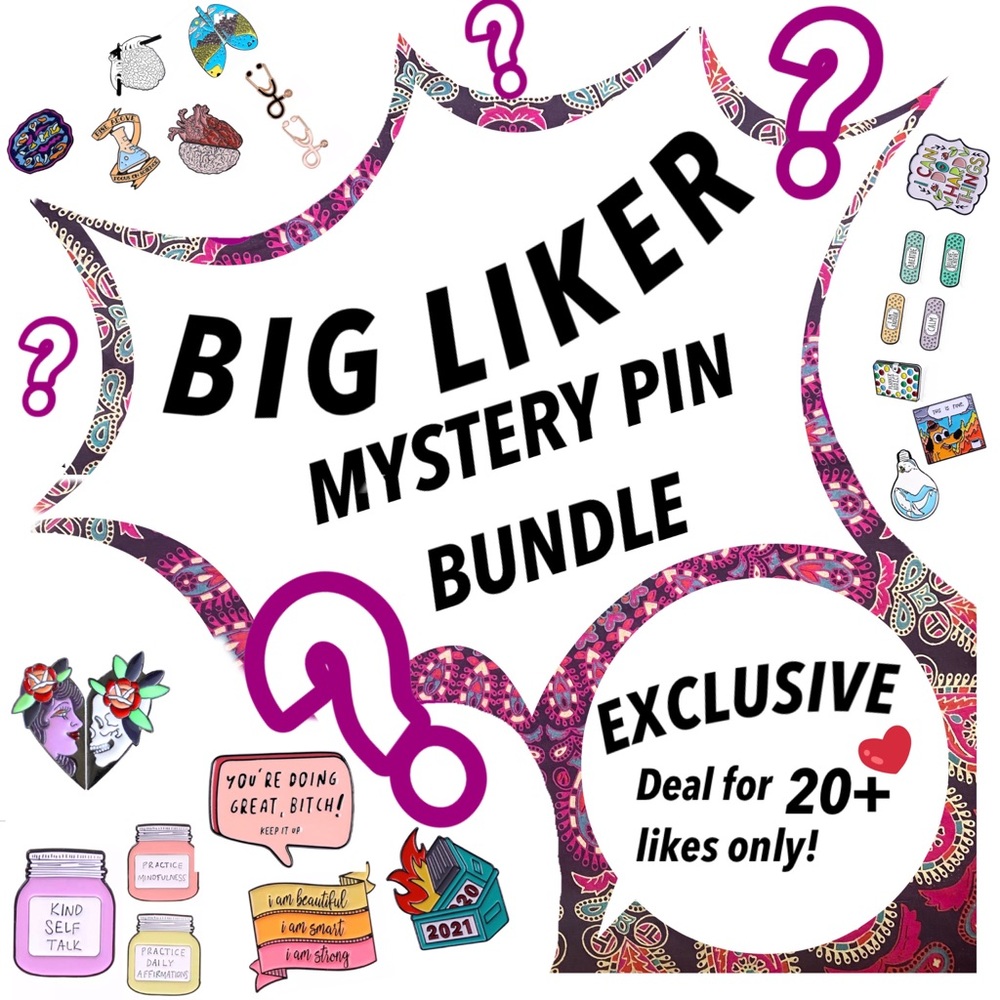 8 PIN MYSTERY BUNDLE - MUST HAVE 20+ LIKES - BULK RESALE LOT
